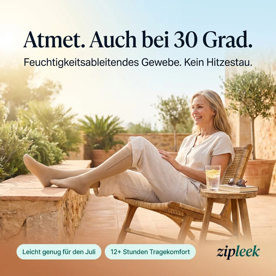 Atmet auch bei 30 Grad: atmungsaktives Gewebe für den Sommer